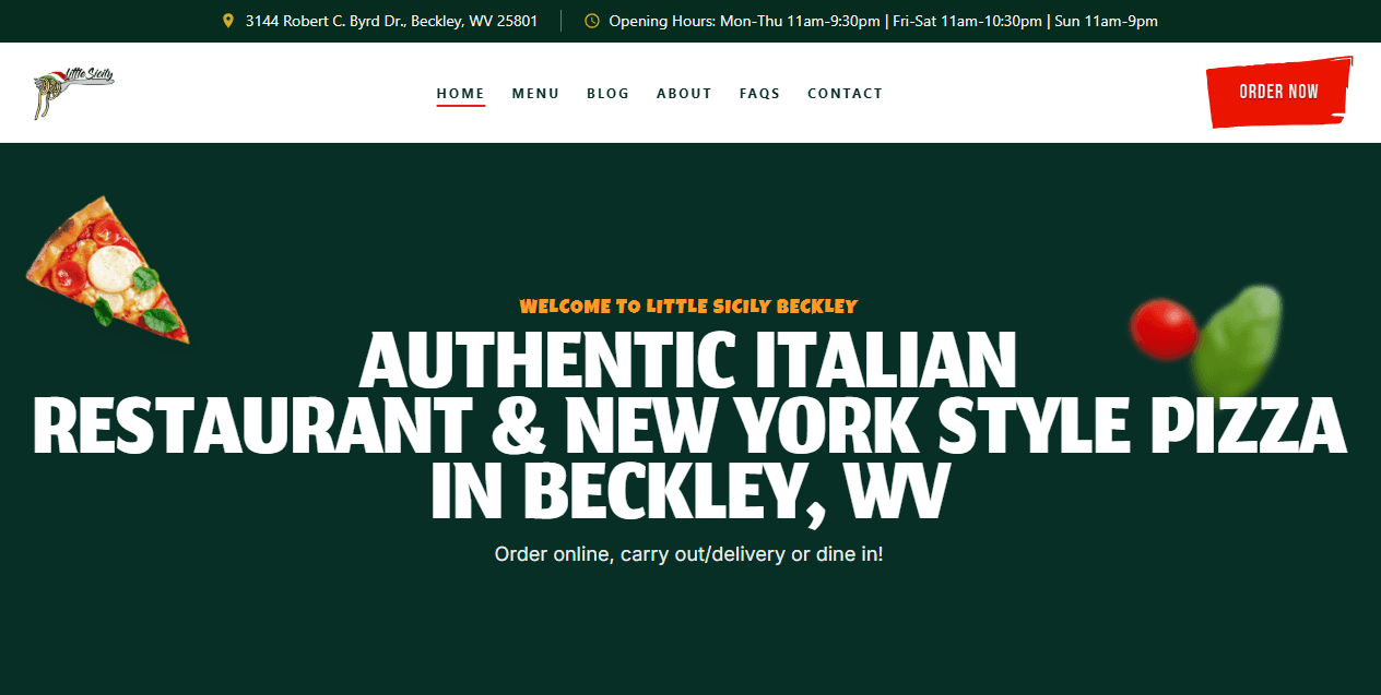 Little Sicily Beckley preview